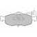 Brake Pad Set, disc brake 598033 Valeo