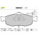 Brake Pad Set, disc brake 598033 Valeo, Thumbnail 2