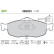 Brake Pad Set, disc brake 598033 Valeo