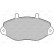 Brake Pad Set, disc brake 598037 Valeo