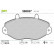 Brake Pad Set, disc brake 598037 Valeo, Thumbnail 2