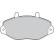 Brake Pad Set, disc brake 598037 Valeo, Thumbnail 2