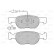 Brake Pad Set, disc brake 598040 Valeo