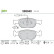 Brake Pad Set, disc brake 598040 Valeo