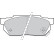 Brake Pad Set, disc brake 598047 Valeo, Thumbnail 2