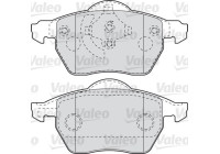 Brake Pad Set, disc brake 598049 Valeo