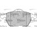 Brake Pad Set, disc brake 598049 Valeo, Thumbnail 2