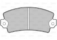 Brake Pad Set, disc brake 598085 Valeo