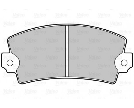 Brake Pad Set, disc brake 598085 Valeo