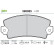 Brake Pad Set, disc brake 598085 Valeo