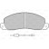 Brake Pad Set, disc brake 598086 Valeo