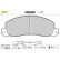 Brake Pad Set, disc brake 598086 Valeo, Thumbnail 2