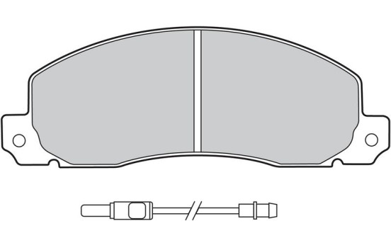 Brake Pad Set, disc brake 598086 Valeo, Image 2