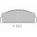 Brake Pad Set, disc brake 598090 Valeo