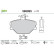 Brake Pad Set, disc brake 598095 Valeo