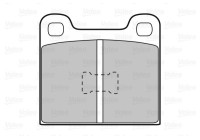 Brake Pad Set, disc brake 598099 Valeo