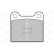 Brake Pad Set, disc brake 598099 Valeo