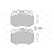 Brake Pad Set, disc brake 598119 Valeo