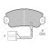 Brake Pad Set, disc brake 598141 Valeo