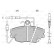 Brake Pad Set, disc brake 598154 Valeo