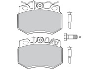 Brake Pad Set, disc brake 598176 Valeo