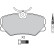 Brake Pad Set, disc brake 598179 Valeo, Thumbnail 2