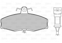 Brake Pad Set, disc brake 598217 Valeo