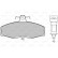 Brake Pad Set, disc brake 598217 Valeo