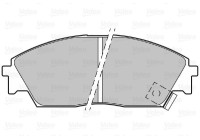 Brake Pad Set, disc brake 598248 Valeo