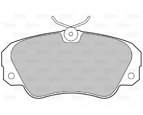 Brake Pad Set, disc brake 598256 Valeo