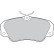 Brake Pad Set, disc brake 598256 Valeo, Thumbnail 2