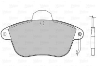 Brake Pad Set, disc brake 598280 Valeo