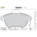 Brake Pad Set, disc brake 598280 Valeo