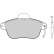 Brake Pad Set, disc brake 598280 Valeo, Thumbnail 2