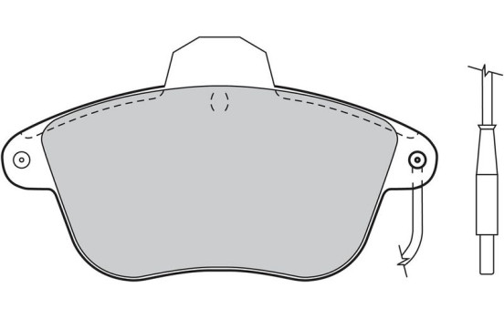 Brake Pad Set, disc brake 598280 Valeo, Image 2