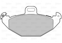Brake Pad Set, disc brake 598328 Valeo