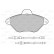 Brake Pad Set, disc brake 598383 Valeo