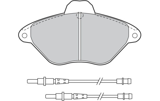 Brake Pad Set, disc brake 598383 Valeo, Image 2