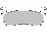 Brake Pad Set, disc brake 598384 Valeo