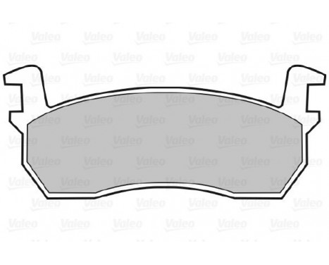 Brake Pad Set, disc brake 598384 Valeo