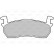 Brake Pad Set, disc brake 598384 Valeo