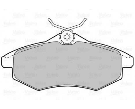 Brake Pad Set, disc brake 598500 Valeo, Image 2