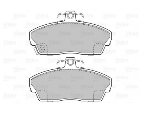 Brake Pad Set, disc brake 598512 Valeo