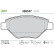 Brake Pad Set, disc brake 598557 Valeo