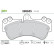 Brake Pad Set, disc brake 598655 Valeo