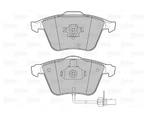 Brake Pad Set, disc brake 598750 Valeo