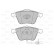 Brake Pad Set, disc brake 598750 Valeo