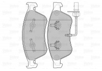 Brake Pad Set, disc brake 598845 Valeo
