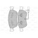 Brake Pad Set, disc brake 598845 Valeo