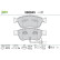Brake Pad Set, disc brake 598845 Valeo